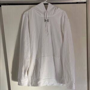 NWOT Under Armour Men's Classic White Hoodie